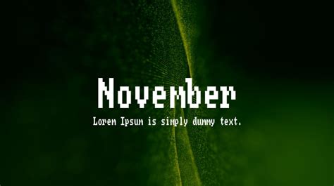 November Font : Download Free for Desktop & Webfont