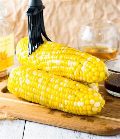 Browned Butter Maple Bourbon Corn on the Cob - Fox Valley Foodie