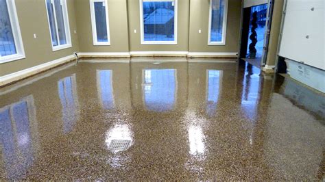 Large Garage Epoxy Flake Floor - News | Garage Frontiers | Edmonton Alberta