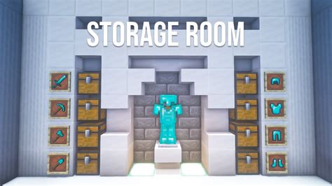 Small Storage Room Ideas Minecraft - Minecraft Storage Designs | yunahasnipico