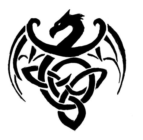 triquetra dragon | All Things Irish | Pinterest | Celtic dragon ...