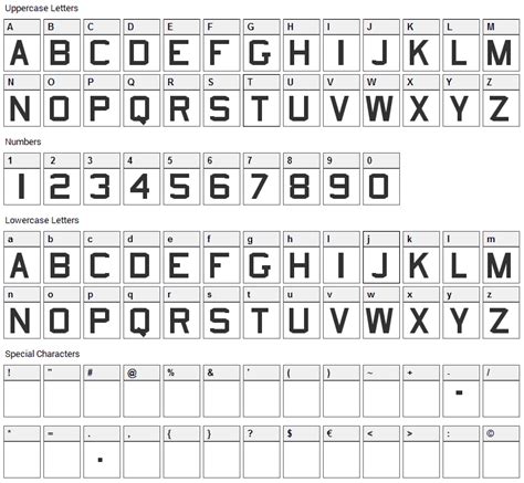 USN Stencil Font Download - Fonts4Free