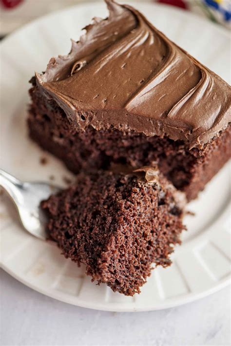 Chocolate Depression Wacky Cake - No Milk or Eggs! - Southern Plate