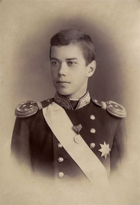 Nicholas II, Emperor of Russia, when Grand Duke Nicholas Alexandrovich ...