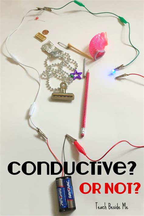 Is It Conductive or Not? STEM Conductivity Experiment - Teach Beside Me