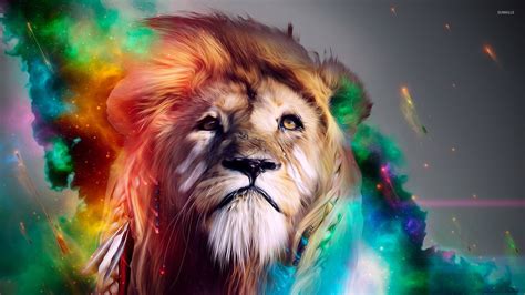 Rainbow Lion Wallpaper - WallpaperSafari