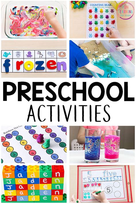 Hands-On Activities for Preschoolers