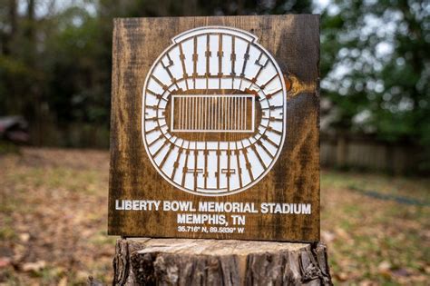 Liberty Bowl Memorial Stadium University of Memphis Tigers | Etsy