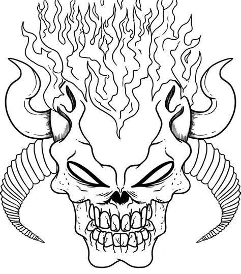 Skull Tattoos Designs, Ideas and Meaning | Skull coloring pages, Coloring pages, Scary coloring ...