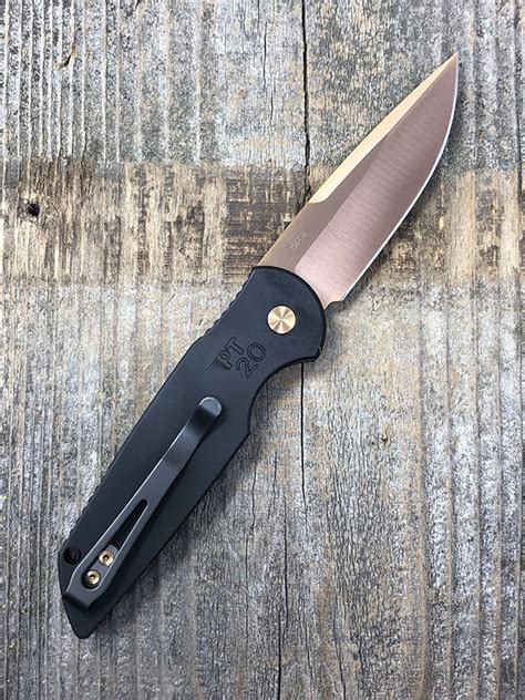 Protech Knives TR-3 Elite 20th Anniversary Rose Gold Auto - EDC ...