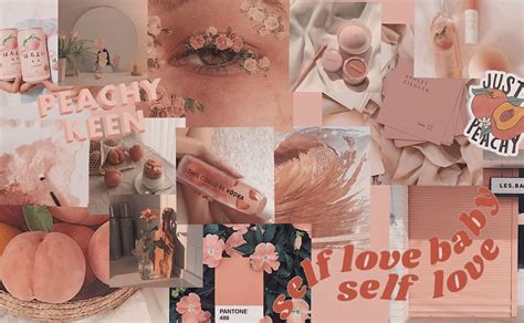 peachy in 2020 | Aesthetic desktop wallpaper, Desktop wallpaper art, Laptop wallpaper desktop ...