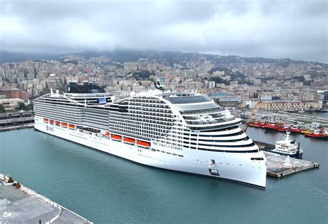 MSC World Europa legt erstmals in Genua an - Mittelmeer-Saison startet - Kreuzfahrt Aktuelles