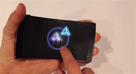 HoloFlex is a Cool Holographic Flexible Phone, That Gets Demoed on Video - Concept Phones