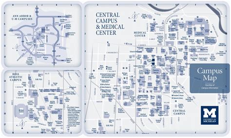 University Of Michigan Campus Map Pdf | secretmuseum