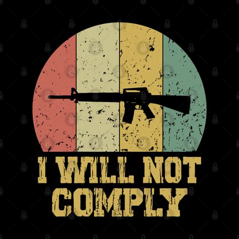 I Will Not Comply - I Will Not Comply - Mask | TeePublic