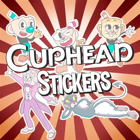 Cuphead Stickers - Etsy