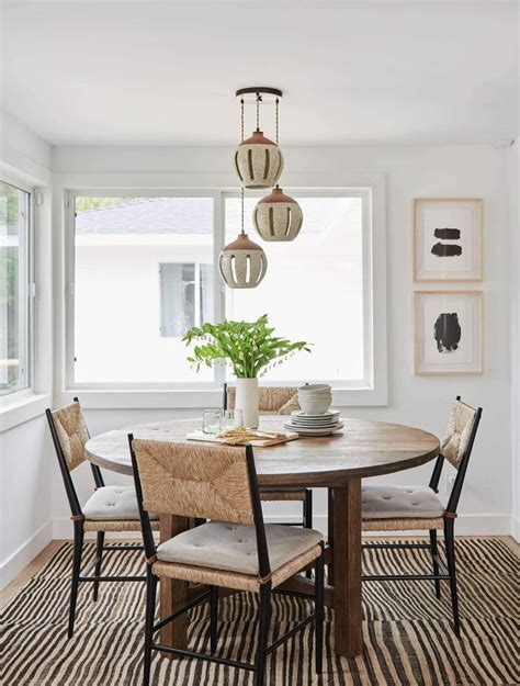 Breakfast Nook in 2020 | Organic dining room, Modern dining room ...