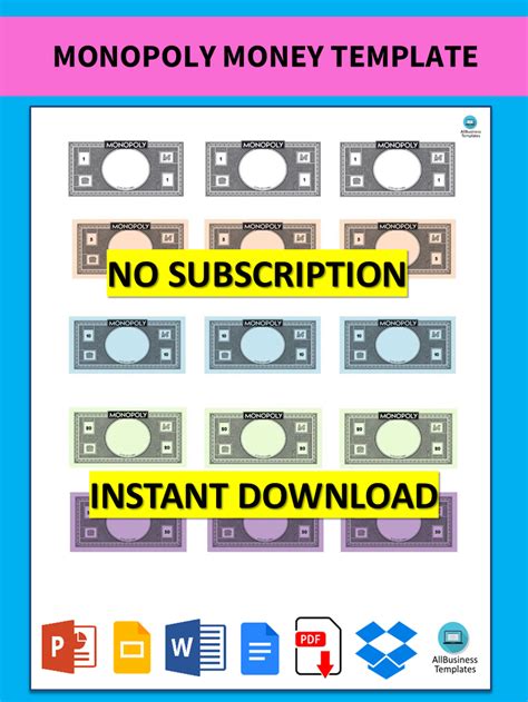 Monopoly Money Own Face | Templates at allbusinesstemplates.com