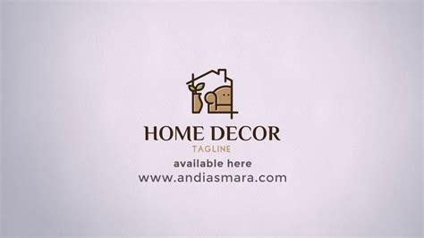 Home Decor Logo Template - YouTube