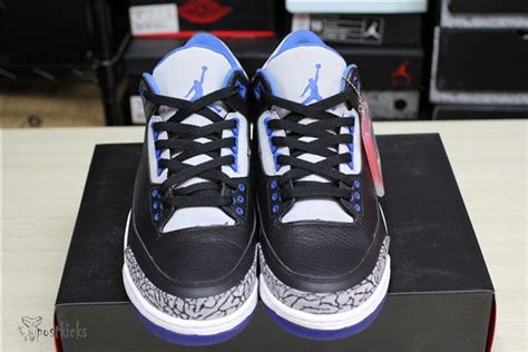 Authentic Air Jordan 3 Retro Sport Blue