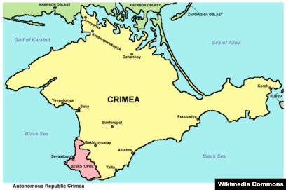 Crimea On World Map