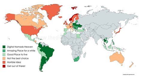 World Ranking of the Best Digital Nomad Destinations – The Digital Globetrotter