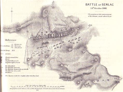 Maps of the battle of Hastings