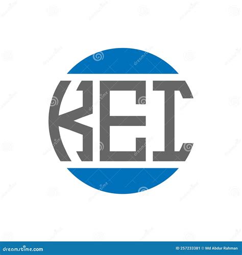 KEI Letter Logo Design on White Background. KEI Creative Initials ...