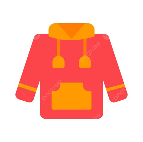 Hoodie Flat Icon Vector, Shirt, Cloth, Hawaiian PNG and Vector with Transparent Background for ...
