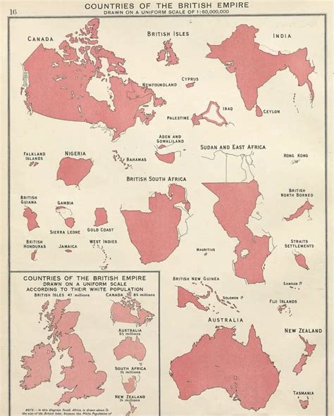 British Empire at its territorial peak - Vivid Maps