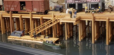 Wharf -- HO Scale Model Railroad Building Kit -- #307 pictures by ...