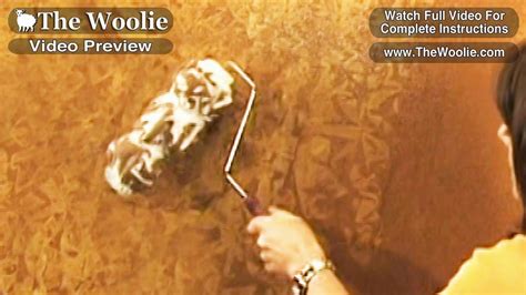 Short Clips Rag Roller Painting Technique by The Woolie (How To Paint Walls) #FauxPaint… | Wall ...