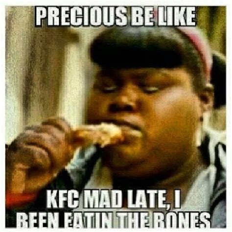 Lolol food humor #precious #kfc | Food jokes, Food humor, Kfc