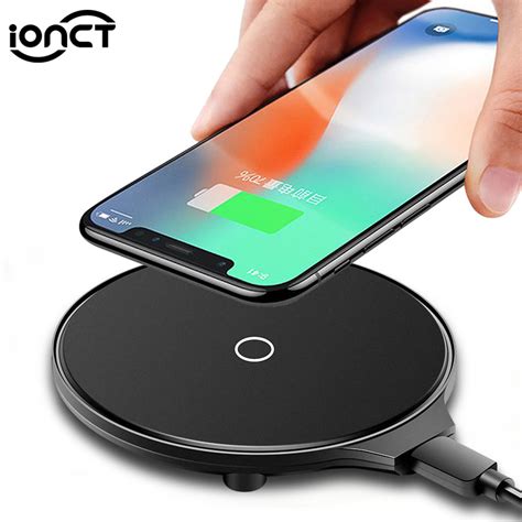 iONCT QI Wireless Charger For iPhone X 8 Plus XR XS Max For Samsung S8 S9 For Huawei Xiaomi ...