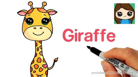 giraffe drawing easy cute - Stefania Hatfield