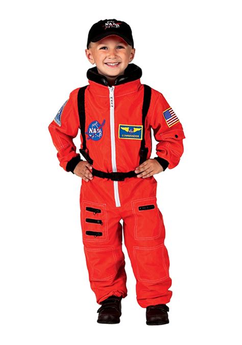 Orange Astronaut Costume for Kids