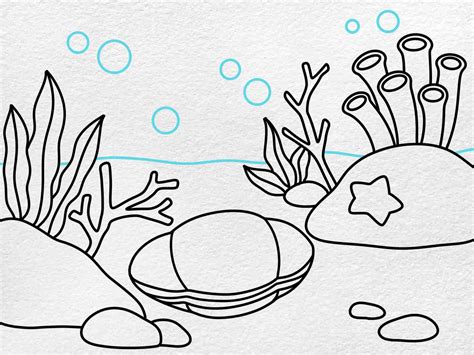 How to Draw an Underwater Scene - HelloArtsy