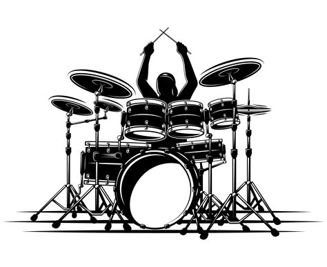 Drums Kit Vector Graphics Free Svg - vrogue.co