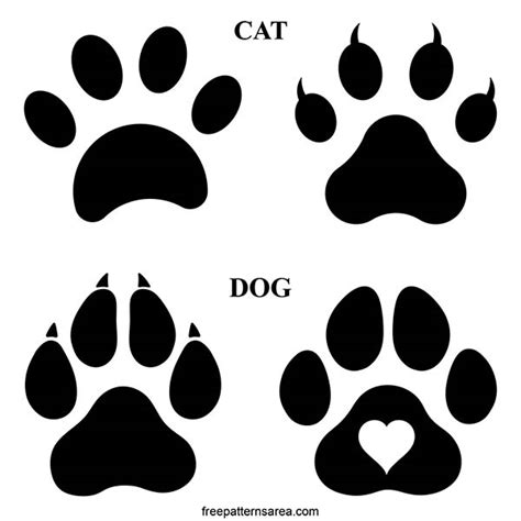 Dog Paw Prints