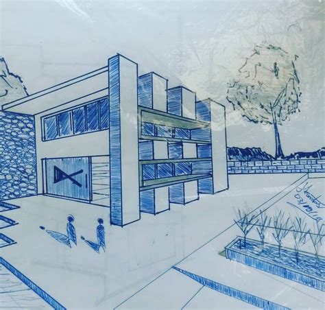 Sketch arquitetura! Fachada! #architecture #art #arte #archt #desain # ...