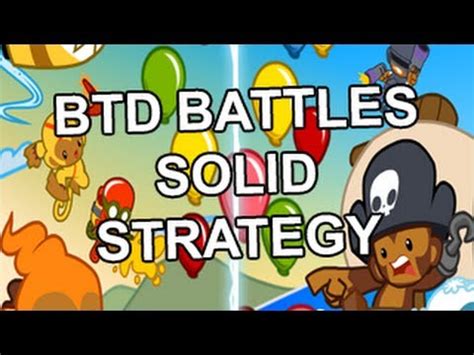 BTD Battles Strategy :: Solid Basic Strategy :: Only Default Towers - YouTube