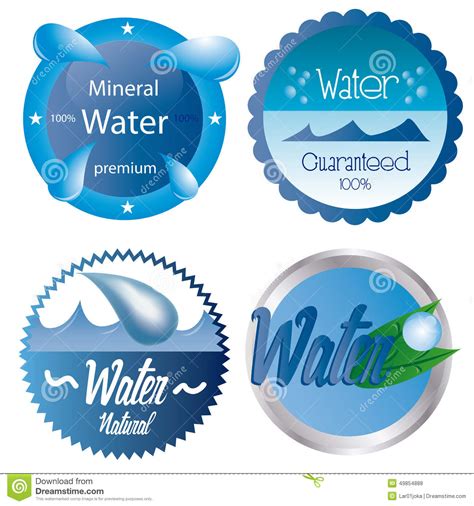 Mineral water stock illustration. Illustration of health - 49854888