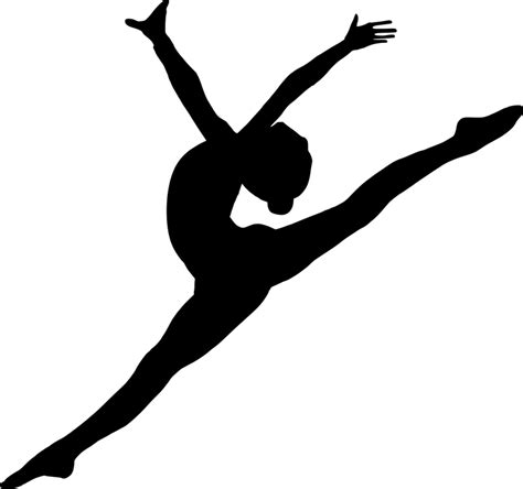 Vector graphics Gymnastics Silhouette Clip art - agenda silhouette png download - 768*720 - Free ...