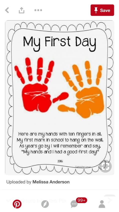 First Day Printables