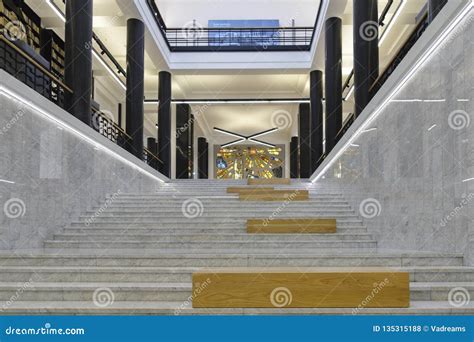 Vilnius, LITHUANIA - September 17, 2018: Martynas Mazvydas National Library of Lithuania ...