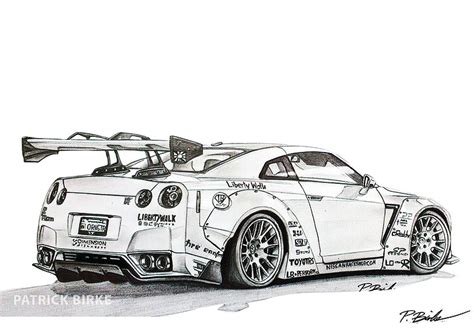 Nissan Skyline Drawing at PaintingValley.com | Explore collection of Nissan Skyline Drawing