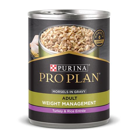 Purina Pro Plan Weight Management Adult Wet Dog Food - Turkey & Rice, 13 oz