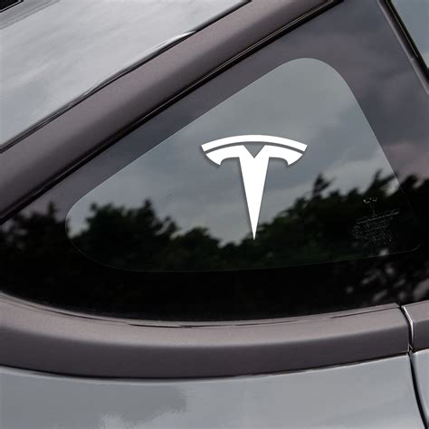 TESLA Logo Emblem Decal Sticker Vinyl Tesla Model S 3 X Y - Etsy