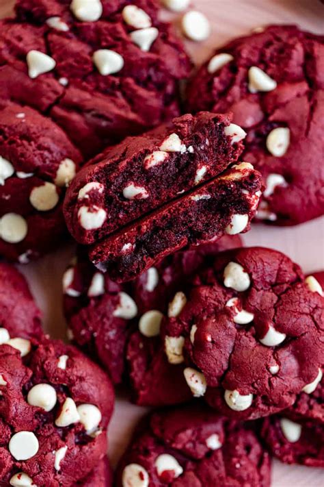 Quick Red Velvet Cake Mix Cookies - Frosting and Fettuccine