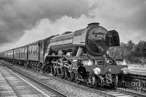 The Flying Scotsman - Black and White Photograph by Steve H Clark Photography - Fine Art America